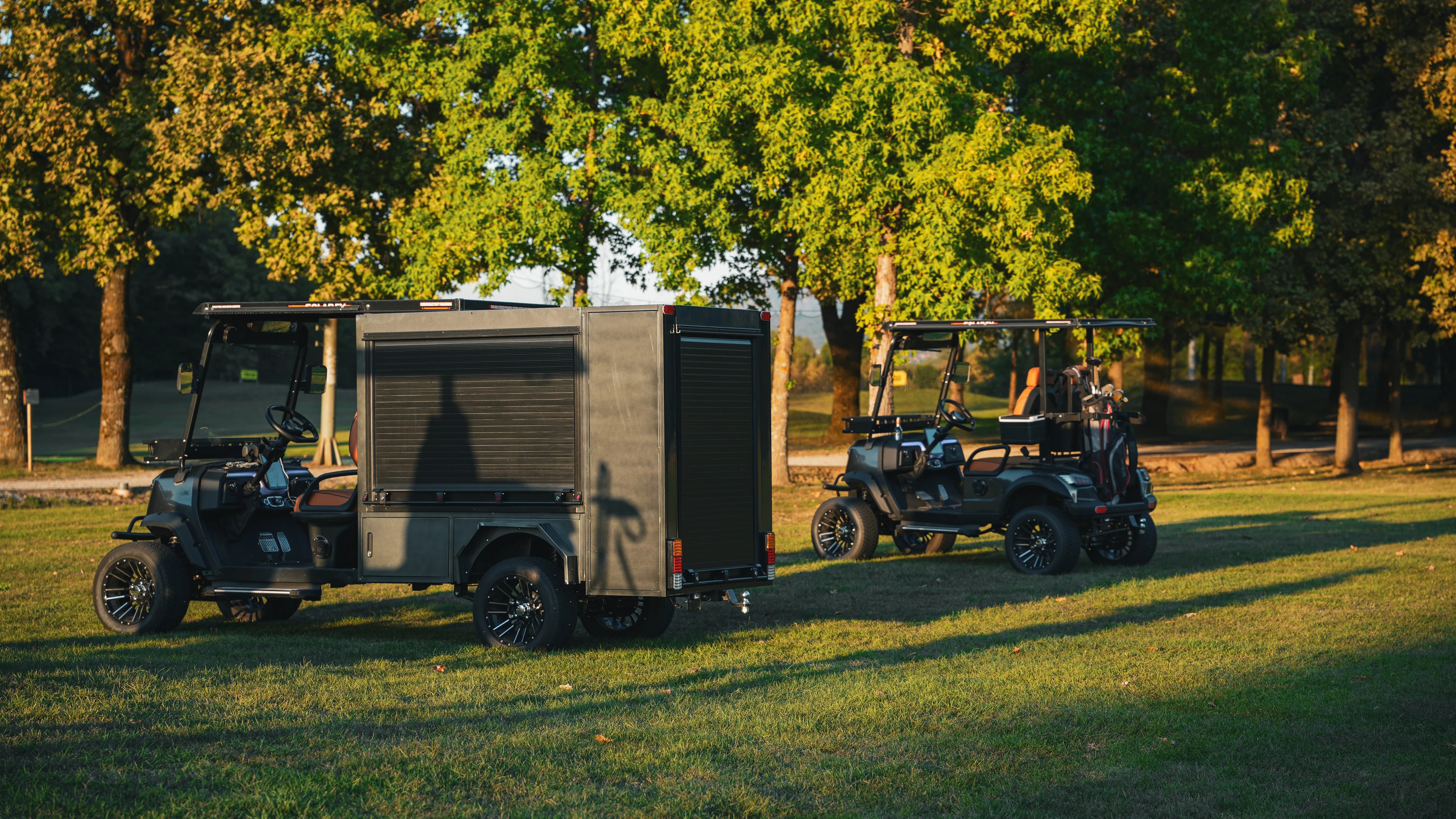 Omnia Delivery — on the golf course