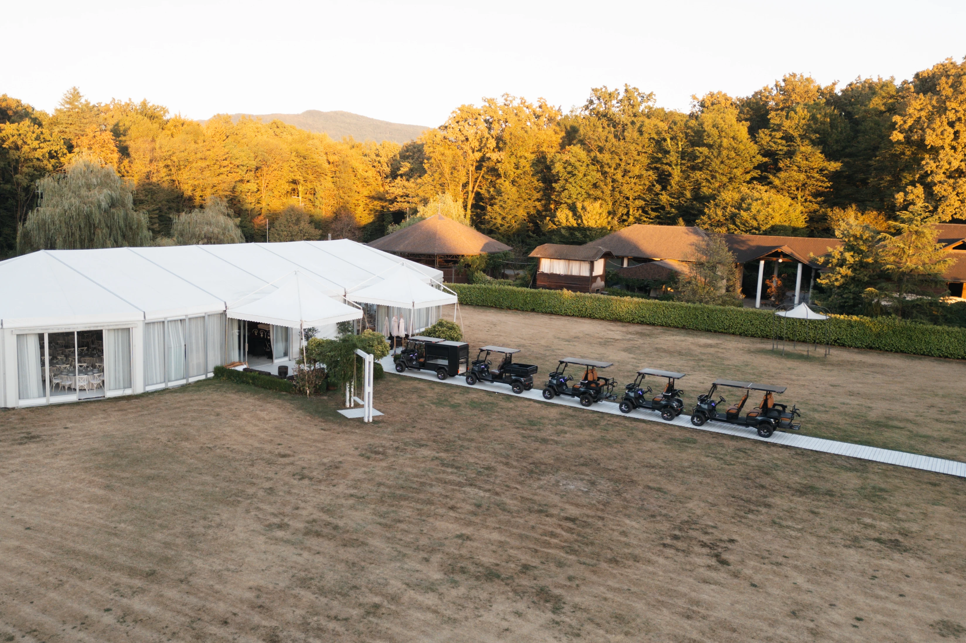 Aerial view of the CGC collection