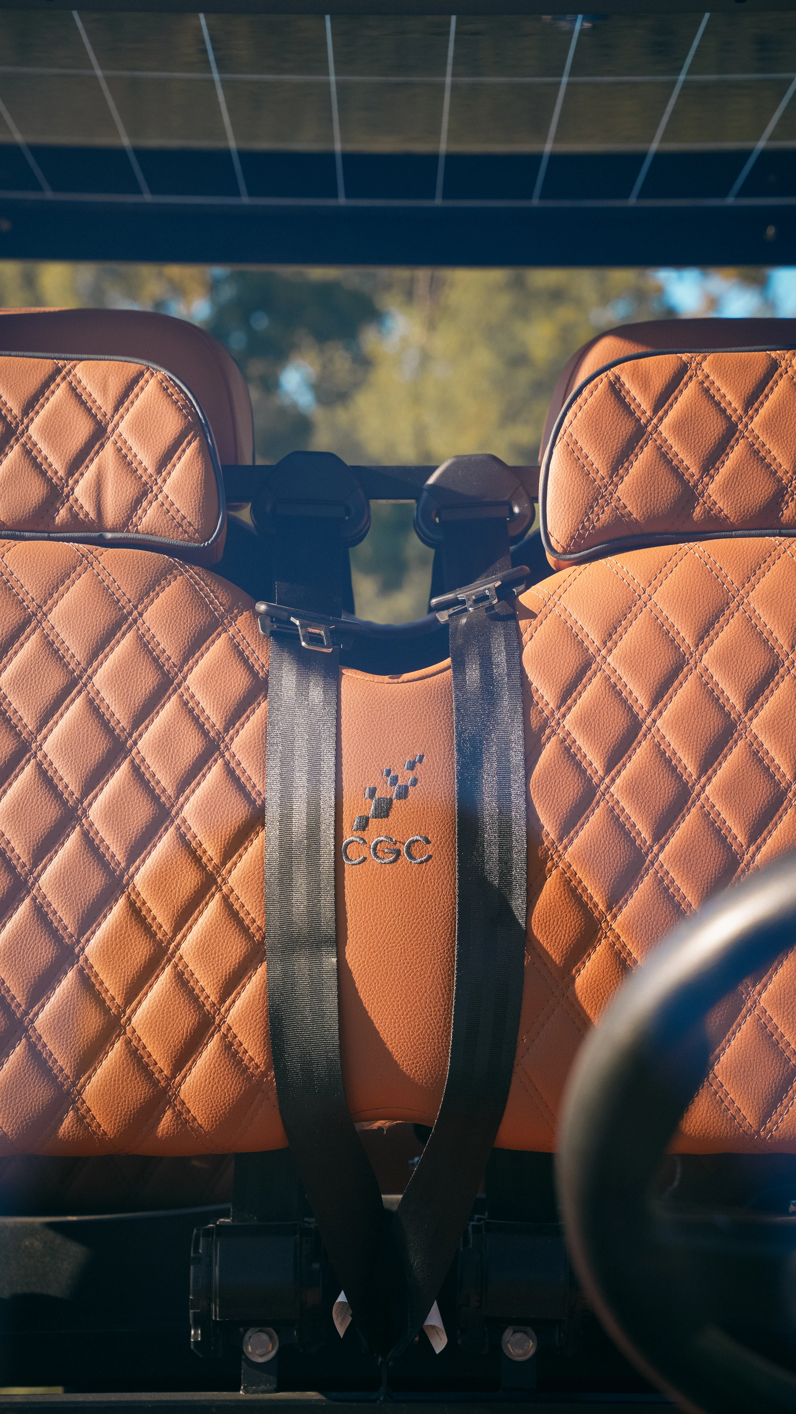 CGC seat stitching detail