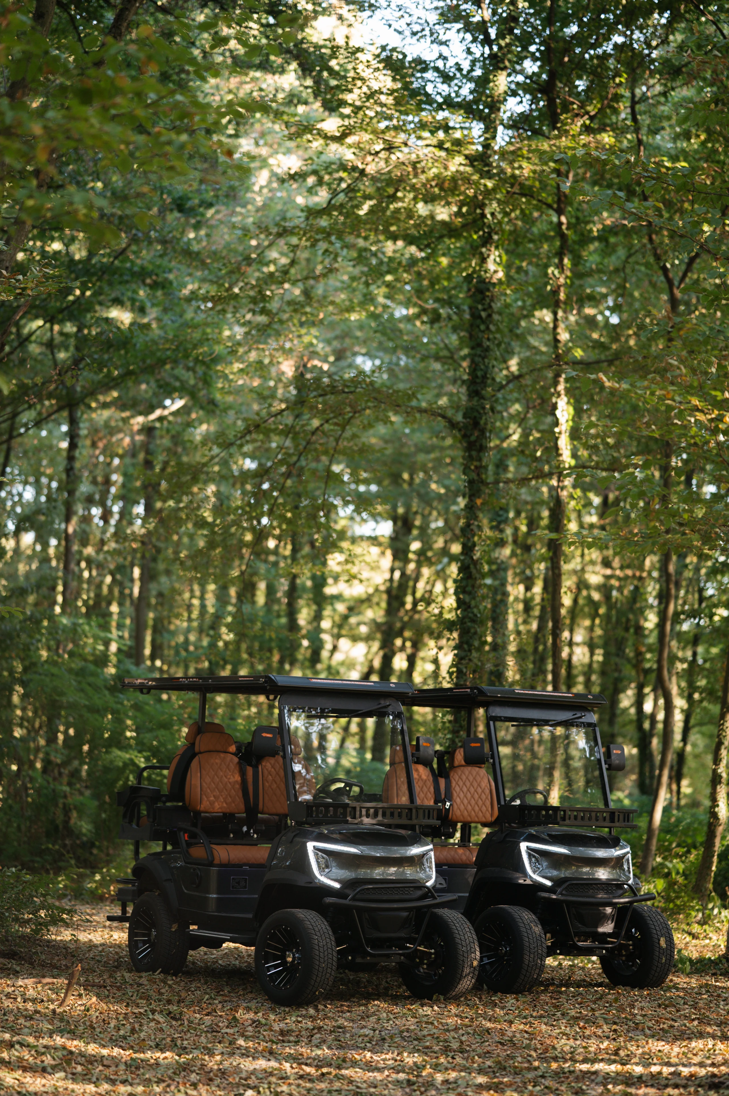Golf Shuttle Elite 2 + 2 — in the woodland